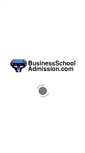 Mobile Screenshot of mbaadmission.com
